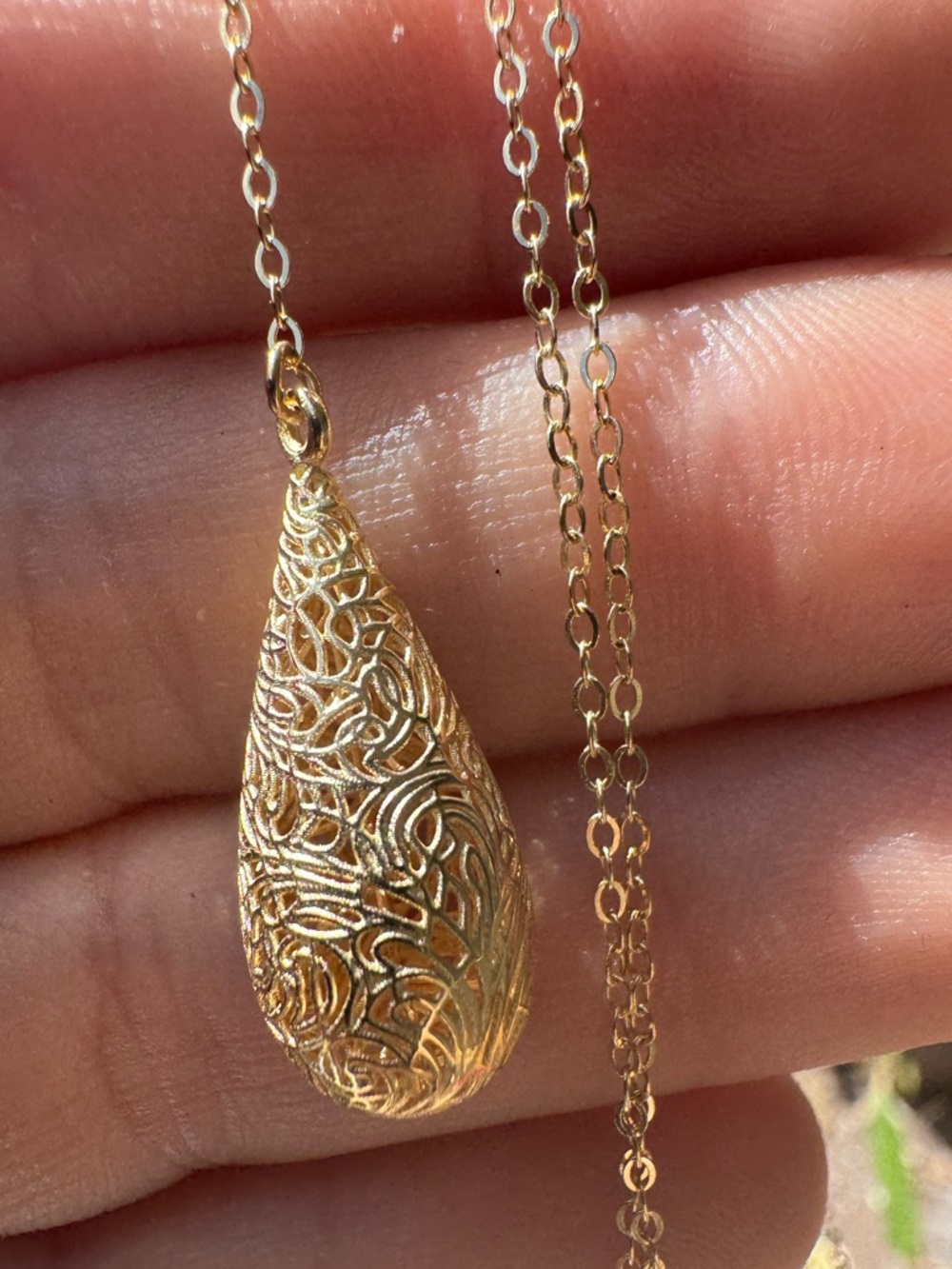 Solid 14k yellow gold necklace $1820